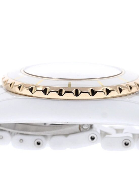 CHANEL J12 H2181 11P diamond PG bezel white Dial Quartz Ladies Watch_954058 main image 4